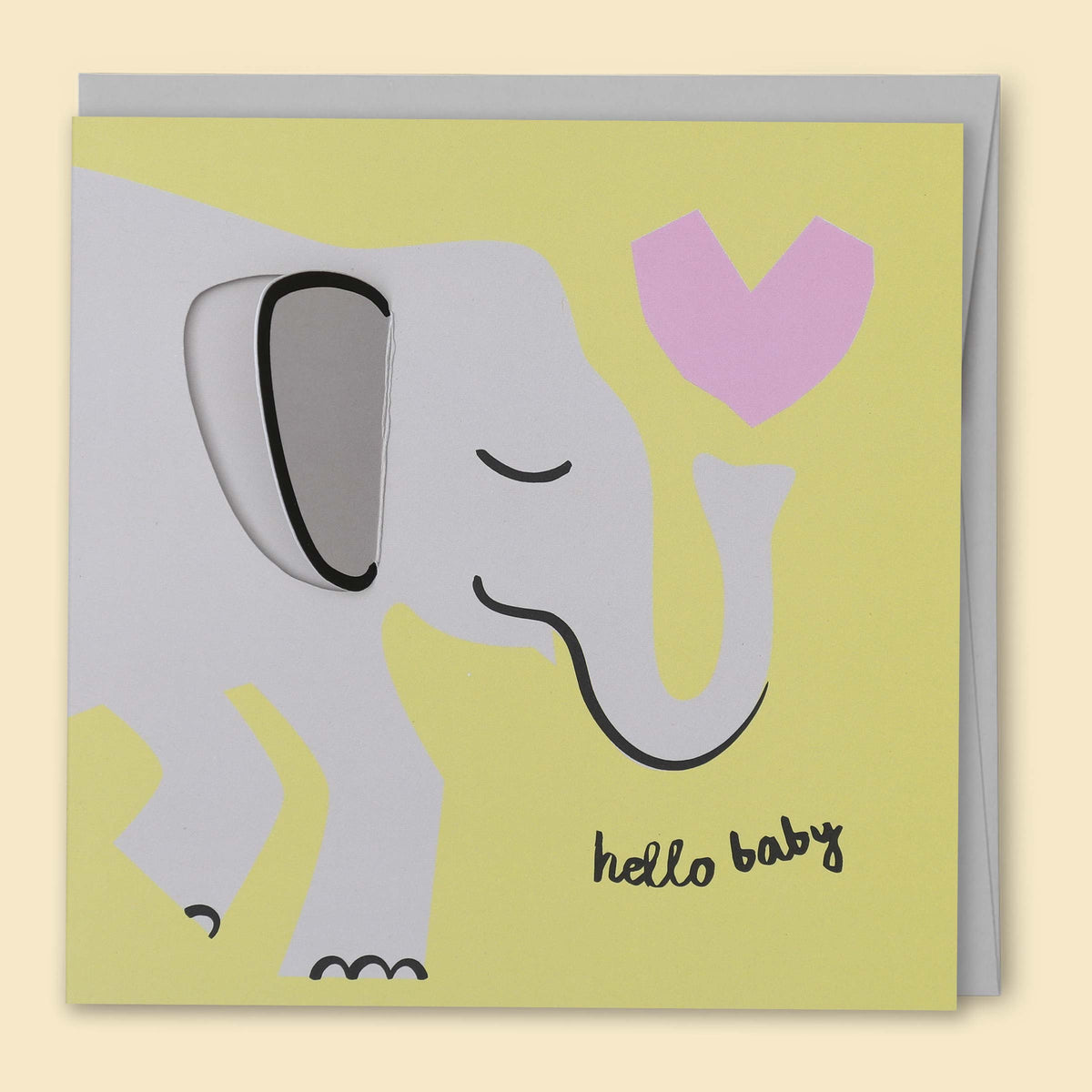 Hello Baby Illustrated greeting card by James Lake — Australian-made greeting card by Papernest