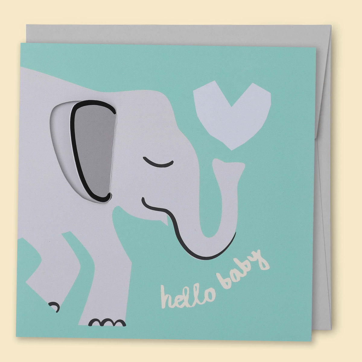 Hello Baby Illustrated greeting card by James Lake — Australian-made greeting card by Papernest